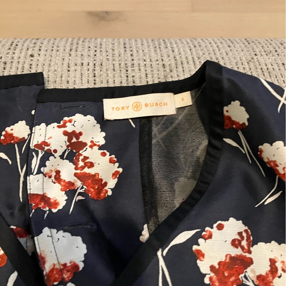 Chic Tory Burch mini cap sleeve dress - Picture 1 of 2